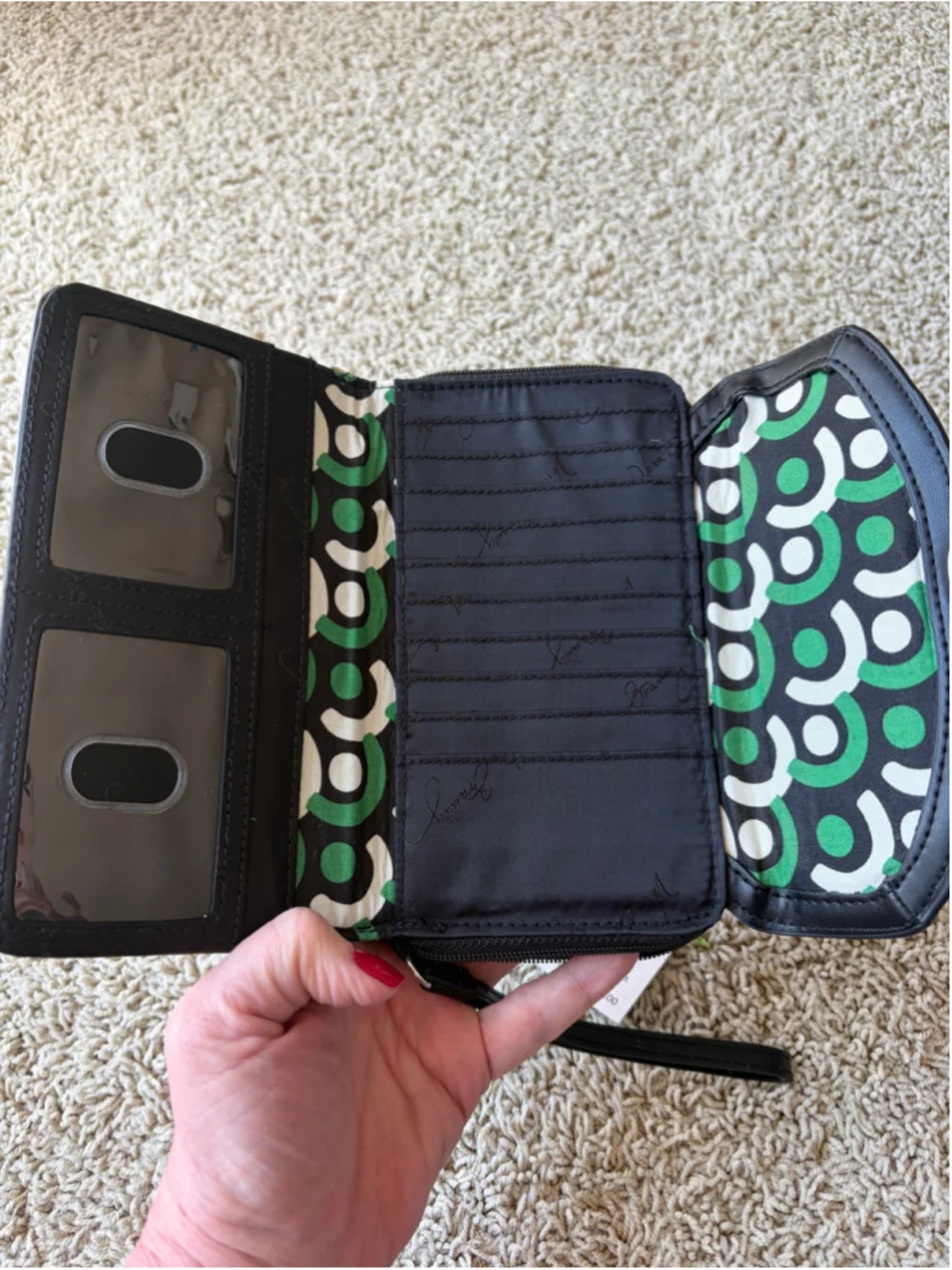 NWT Vera Bradley Ultimate Wristlet Wallet Clutch Imperial Rose Quilted B7